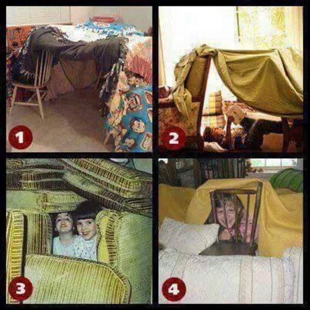 Kim evdeki çarşaflar marifetiyle çadır yapmadı ki? 