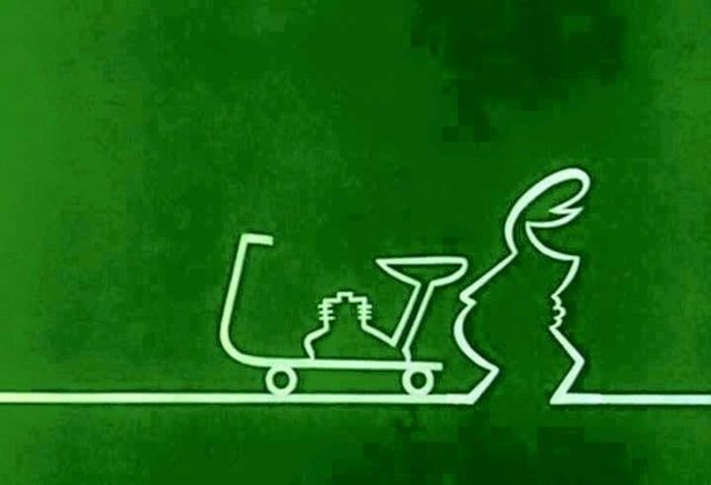 Çizgi film gerçek anlamda çizgi filmdi! 