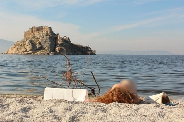 ...Normal bir çalışmaya kimse ilgi göstermiyor. Çevre için böyle sansasyonel bir çalışma yaptık" diye konuştu.