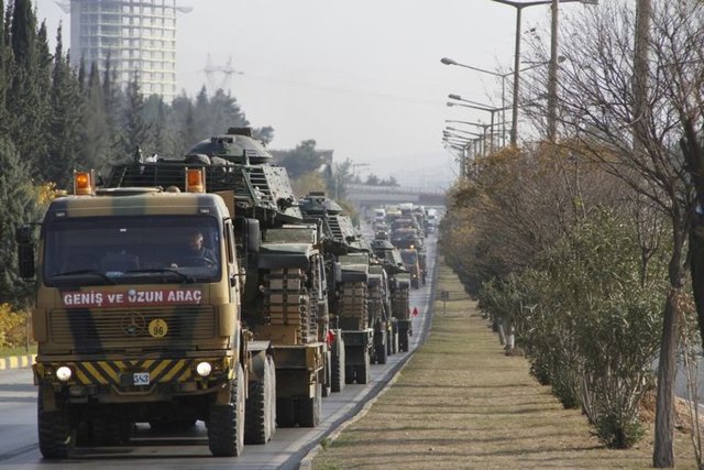 Tekirdağ Mekanize Piyade Tugayı'ndan demiryoluyla sevk edilen 20 tank Gaziantep'e ulaştı.