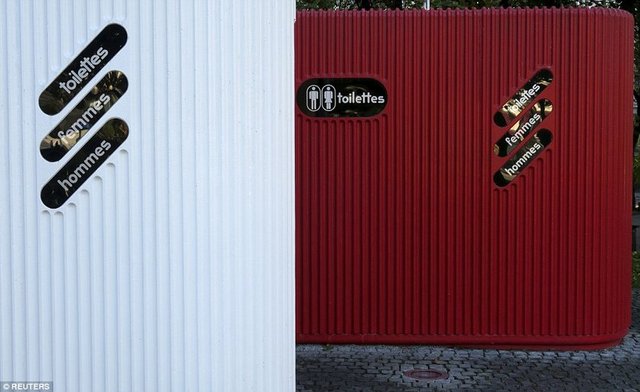 Norveç Oslo'da bir tuvalet. 