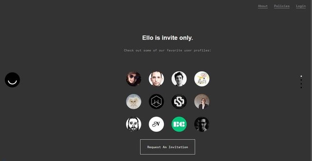IOS için uygulama da çıkan Ello reklamsız bir sosyal medya sitesi. 
