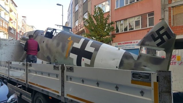 MESSERSCHMİTT BF (ME) 109-G6 İstanbul'a böyle getirildi... 