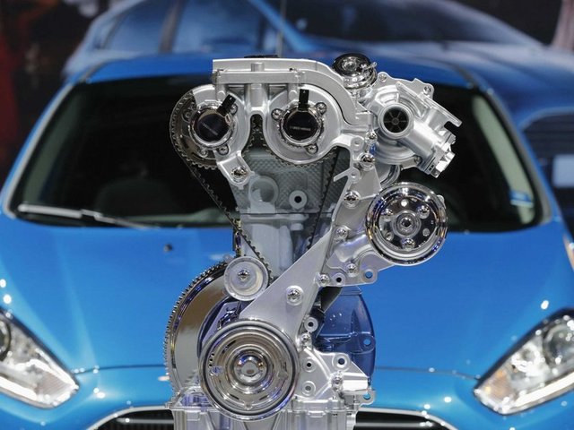 Uluslararası Otomatik Motor'un seçtiği 3 silindirli Ford 1.0 EcoBoost motoru. 