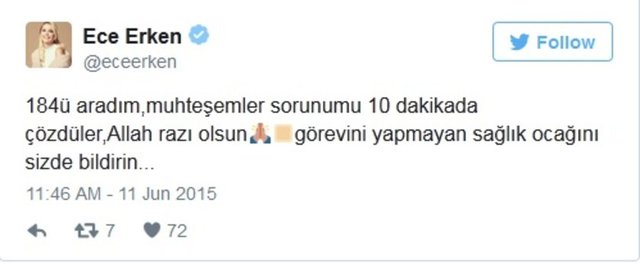 Güzel sunucu da, bağlaç ayırmamış...