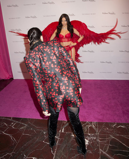 Dünyaca ünlü Brezilyalı model Adriana Lima da, balmumundan heykeline kavuştu.