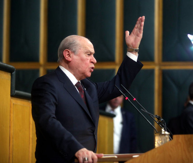 MHP lideri Devlet Bahçeli: ''Mücadeleye varım ve zafer benim olacak'' duruşu.
