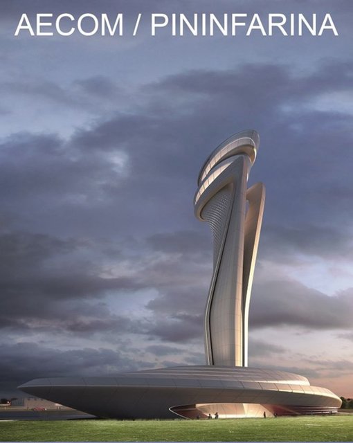 İstanbul'da yapımı devam eden 3. havalimanının 'Hava Trafik Kontrol Kulesi' için dünyanın alanında önemli isimlerinin katıldığı Konsept Tasarım Yarışması sonuçlandı. Yarışmayı 'lale' figüründen esinlenerek tasarladığı çalışmasıyla AECOM ve Pininfarina kazandı. 