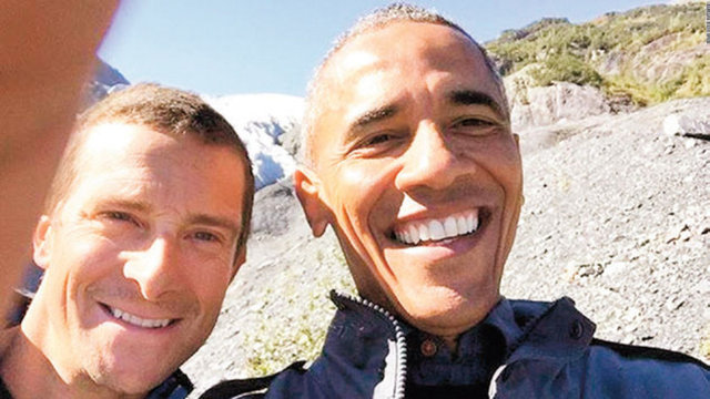  Barack Obama ile Bear Grylls'in pozları dördüncü sırada yer buludu.