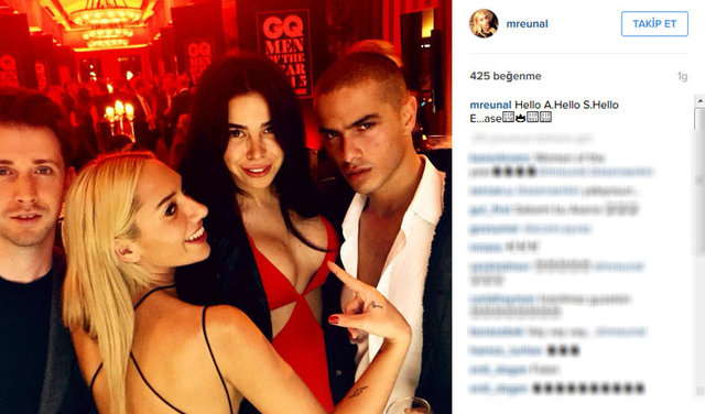 Kafaları karıştıran asıl paylaşımlar ise önceki güne  dayanıyor. Asena Erkin, Abdullah İnal ve birkaç arkadaşı ile  GQ Türkiye Ödül Töreni gecesine katıldı. Erkin ve İnal'ın ortak arkadaşları tarafından paylaşılan bu fotoğraf sonrasında yine sosyal medyada yayınlanan bir kare ise  şaşırttı.