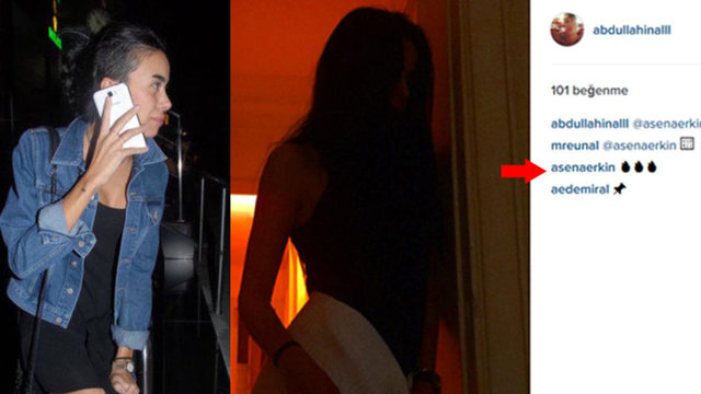 Sosyetik güzelin de bu paylaşıma kayıtsız kalmayarak bir yorumda bulunduğu gözlerden kaçmadı.