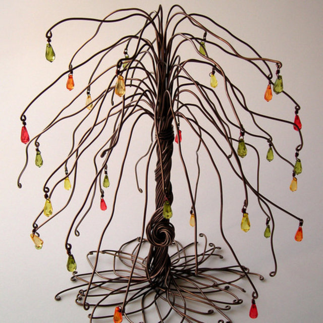 Tellerden oluşturabileceğiniz bir çam ağacı...