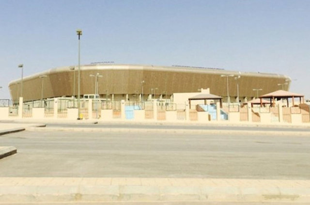 Suudi Arabistan'daki Kral Saud Üniversitesi Stadı 25.000 kapasiteye sahip...