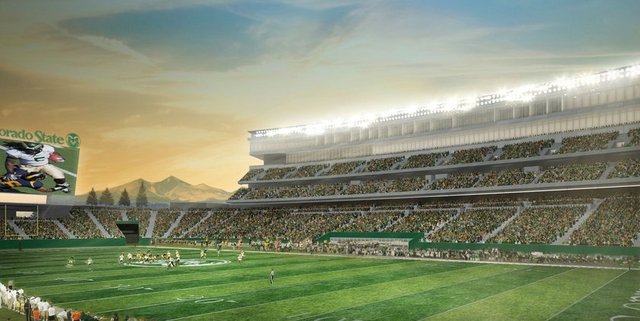 CSU Football Stadium - CS Rams - 40085