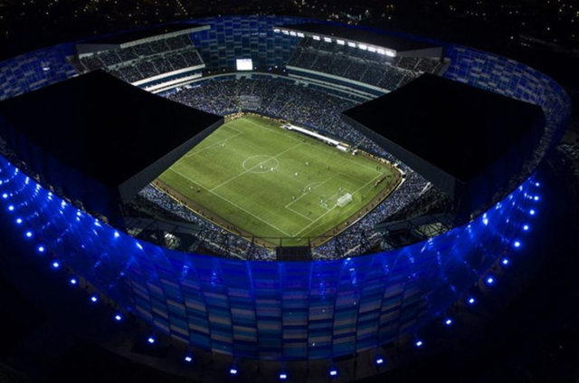 Meksika'daki Estadio Cuauhtemoc bilinen adıyla Multiva Stadyumu tam 52.000 kişilik...