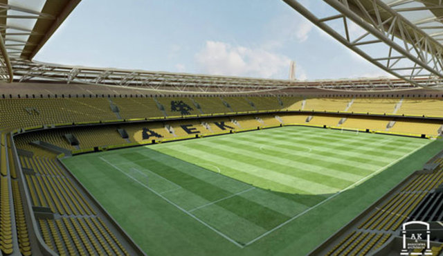 Yunanistan'ın önde gelen kulüplerinden AEK, yeni stadı için gerekli parayı buldu.