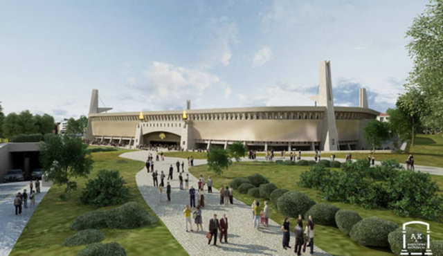 Yeni stadına Ayasofya ismini veren Yunan ekibi iki yıldır başlatamadığı proje için startı nihayet verdi.