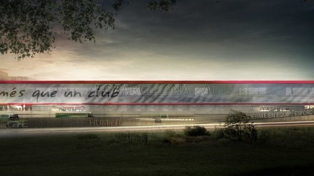 Barcelona B takımının kullandığı Mini Estadi Stadı'nın yeni hali...