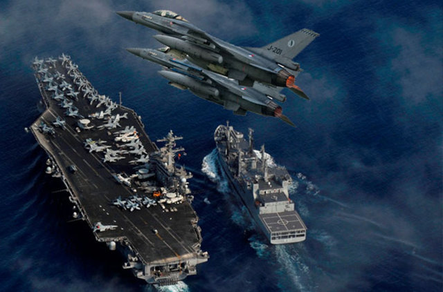 Gökhan TİMURHAN / GAZETE HABERTÜRK - Doğu Akdeniz başta olmak üzere Suriye ve çevresinde koalisyon ülkeleri ile Rusya tarafından konuşlandırılan savaş gemileri, uçaklar ve diğer askeri araçların toplam maliyeti 30 milyar dolar.