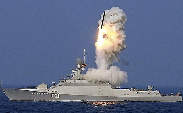 HAZAR DENİZİ'NDE BULUNAN RUS SAVAŞ GEMİLERİ - 021 Grad Sviyazhsk