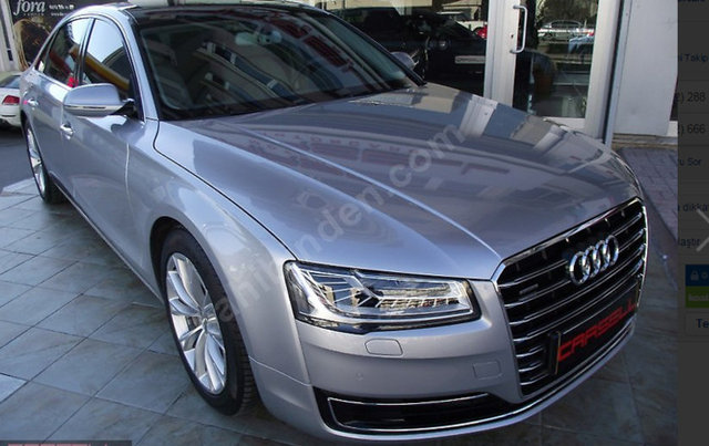 Audi A8 3.0 TDI Quattro Long  - YIL:     2014 - KM:      15.500 - FİYAT: 217.500 EURO  - 706,222 TL