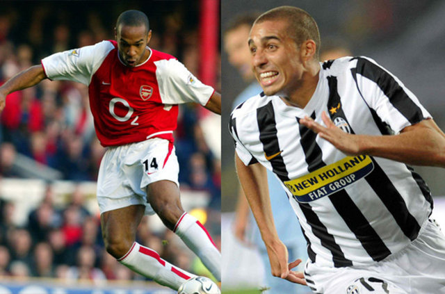 Forvet: Trezeguet (Juventus), Henry (Arsenal)