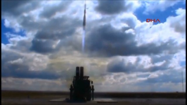 İşte Hisar füzelerinin fırlatıldığı andan kareler...