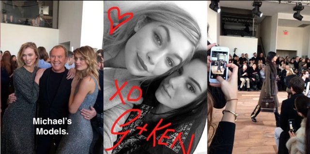 Snapchat'in moda dünyasına damga vurması... Moda haftalarında kulislerden Snapchat'le yapılan canlı yayınlar