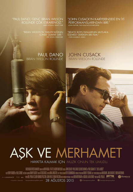   - 16-Aşk ve Merhamet (Love & Mercy) (2014): Brian Wilson biyografisi, psikolojik problemleri sinemasal hamlelerle yansıtıyor ve parçalı modeliyle dikkat çekiyor. Dano ile Cusack'in Beach Boys'un solistine getirdiği yorum da sorunsuz. -  