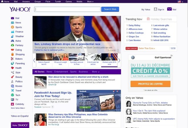 Günümüzde Yahoo...