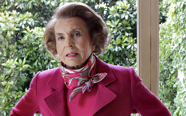 Liliane Bettencourt  - Yaş:91 - Servet:31.4 milyar dolar.  -  