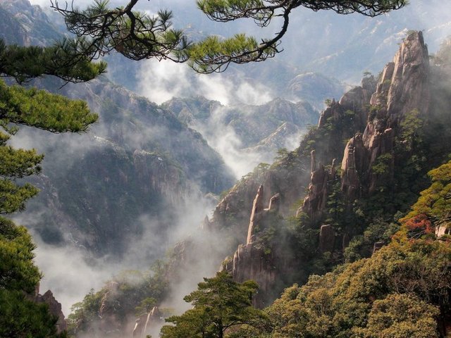 Huangshan Dağı Çin  -  