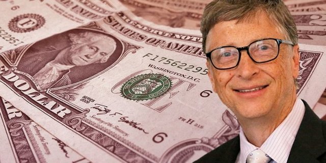 Bill Gates saniyede 128 dolar para kazanmaktadır. Bu hesaba göre yıllık kazancı 4 milyar dolar.