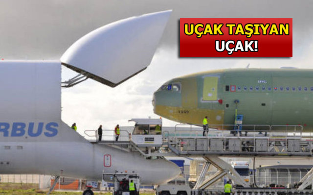 UÇAK TAŞIYAN UÇAK! - Daha önce uçak taşıyan bir uçak görmüş müydünüz?