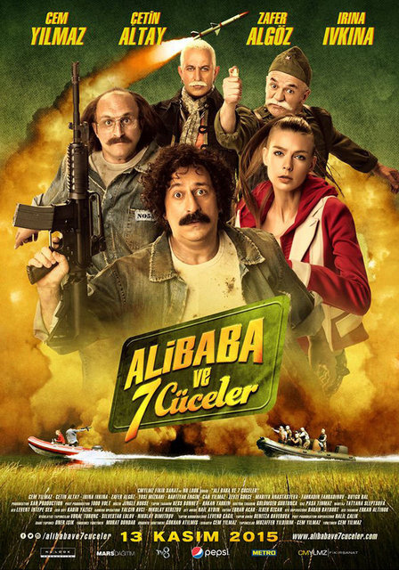 10-Ali Baba ve 7 Cüceler (2015): Cem Yılmaz'ın hiçbir yaratıcılık içermeyen skeçlere hapsettiği, sempatik bile olamayan, aksiyon yüklü bir komedi filmi. Gişede seyirci de cevabını verdi. -  