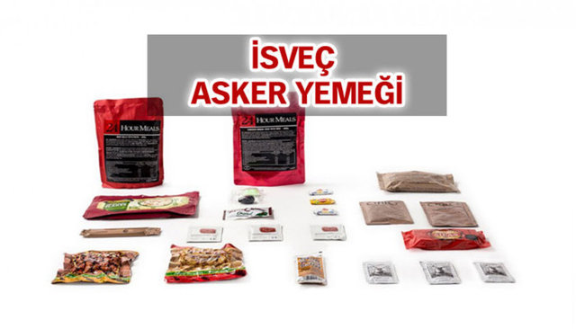 İşte diğer ülkelerin ordularının yiyecek fotoğrafları... 