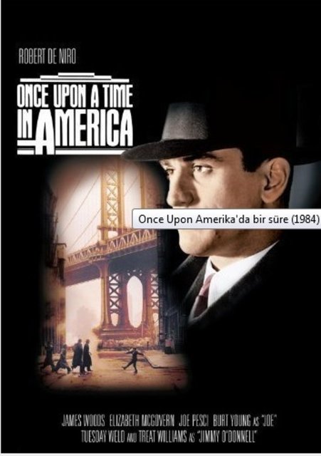 72. Once Upon Amerika'da bir süre (1984) 8.4