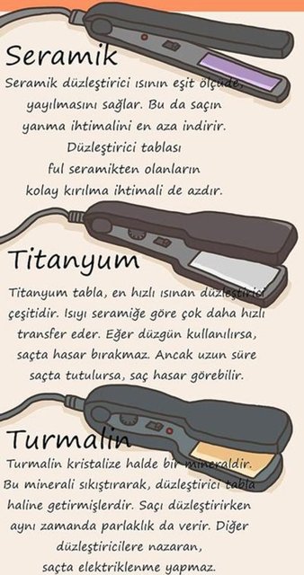 Ve tabi ki seçeceğiniz düzleştiricinde yapısı bir o kadar önemli