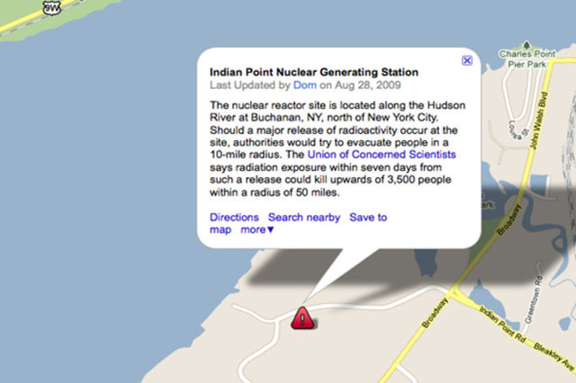 Indian Nükleer Enerji Santrali, New York- ABD - Neden görüntü verilmediği tam bir muamma olan yerlerden biri.