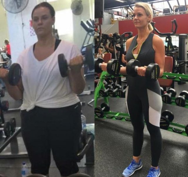 Genç kadın şimdi bambaşka biri oldu ve kendisi gibi kilolarından kurtulmak isteyenlere de hem hazırladığı blog hem de sosyal medya aracılığıyla yardımcı oluyor. -   -  