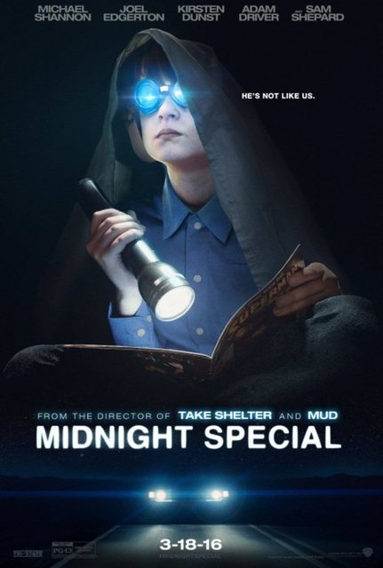 5-Midnight Special - Neyin nesidir?: "Sığınak" ("Take Shelter") ile çıkış yapan Jeff Nichols'ın dördüncü uzun metrajında ilk kez bir stüdyoyla çalışıyor. Bir çocuğun gözünden uzaylı istilası tanımına bakan yapıtta Kristen Dunst, Joel Edgerton, Michael Shannon, Sam Shepard, Adam Driver gibi isimler var. -   - Vizyon tarihi: 18 Mart -  