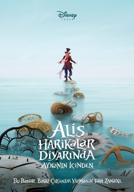  13-Alis Harikalar Diyarında: Aynanın İçinde (Alice Through the Looking Glass) -  Neyin nesidir?: Disney'in dünya çapında 1 milyar doları geçerek parıldayan gişe canavarı filminin ikincisi… Bu kez Sacha Baron Cohen'in canlandırdığı 'Zaman Lordu' kötü adam. Wasikowska, Depp, Bonham Carter, Hathaway da tam tekmil hazır. Burton bu kez sadece yapımcı. -  Vizyon tarihi: 29 Mayıs -  