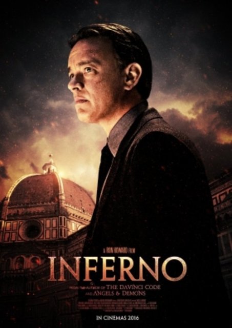  29-Inferno -  Neyin nesidir?: Dan Brown'ın çok satılan romanlarından birinin uyarlamasında yönetmenlik koltuğunda yine Ron Howard var, senarist ise David Koepp bu kez. Başroldeki Tom Hanks'e Felicity Jones, Omar Sy, Ben Foster ile Irrfan Khan eşlik ediyor. -   - Vizyon tarihi: 14 Ekim -   -   -  
