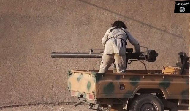 105 mm M40 Anti Tank Füze Atar - Suriye ve Irak'ta bulunmayan ABD yapımı bu silahın Suriyeli muhalif direnişçilerden çalındığı düşünülüyor.