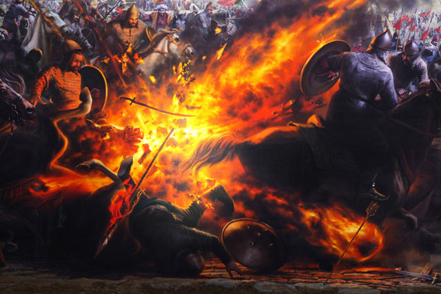 14 MayısGalata'da tepe üstünden ateş en topların yeri değiştirilerek Haliç'teki Avcılar Kapısı dövüldü. Bombardıman başarılı olmayınca padişah topları Topkapı tarafına naklettirdi.