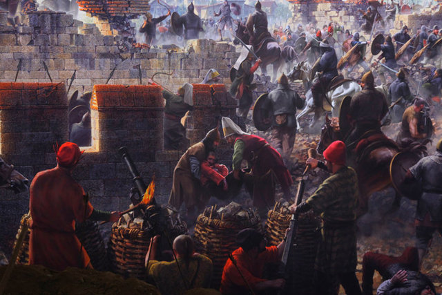 23 MayısEğrikapı'da kazılan beşinci tünelde başarısız oldu. Sultan II. Mehmed, İsfendiyaroğlu İsmail Bey'i, şehir hakkında gözlemde bulunmak ve teslim edilmesini istemek için Bizans'a elçi olarak gönderdi, ancak sultanın teklifi kabul görmedi.