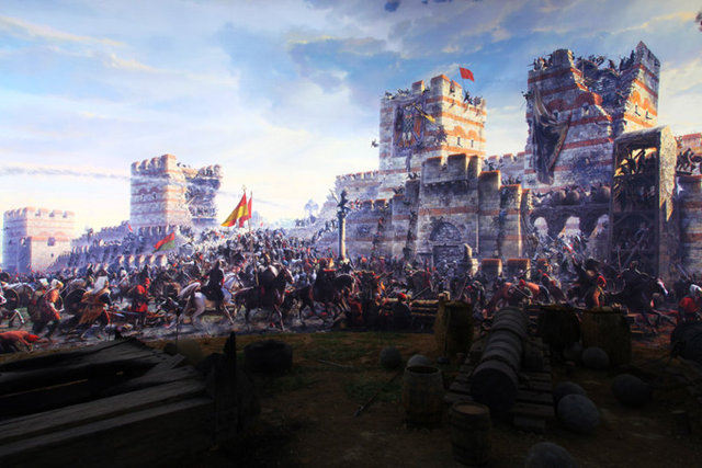 29-30 NisanBizanslıların toparlanmasına fırsat vermemek için yoğun topçu ateşi sürdürüldü.