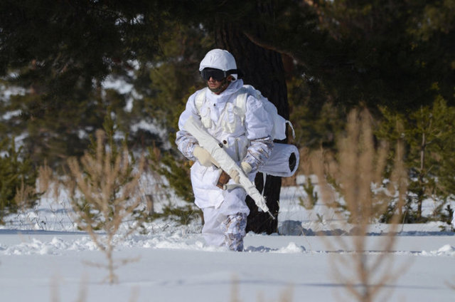 Erzurum 9. Kolordu Komutanlığı'na bağlı 9. Komando Tugay Komutanlığı 57. Komando Taburu tarafından gerçekleştirilen tatbikat, Mehmetçik'in en zorlu koşullarda muharebe gücünü gözler önüne serdi.