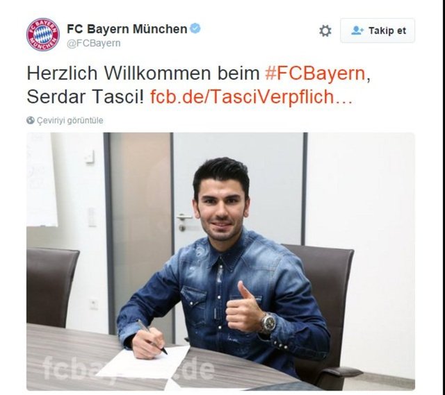 Serdar Taşçı - Spartak Moskova > Bayern Münih -  Satış opsiyonlu kiralık