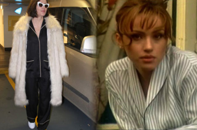 Pijamasının üzerine kürkünü giyen Gülşen "Yakında yeni albüm için hazırlıklara başlayacağım. Şimdilik ufak tefek çalışmalar var" diye konuştu.